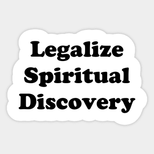 LEGALIZE DISCOVERY Sticker